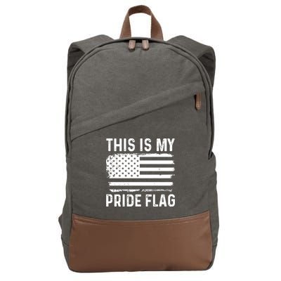 This Is My Pride Flag Cotton Canvas Backpack