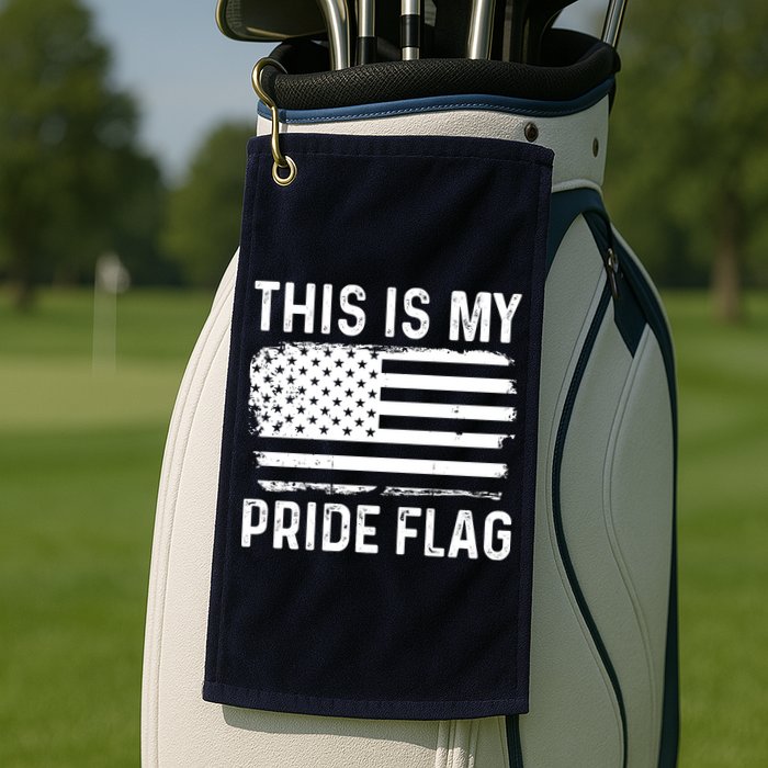 This Is My Pride Flag Golf Towel