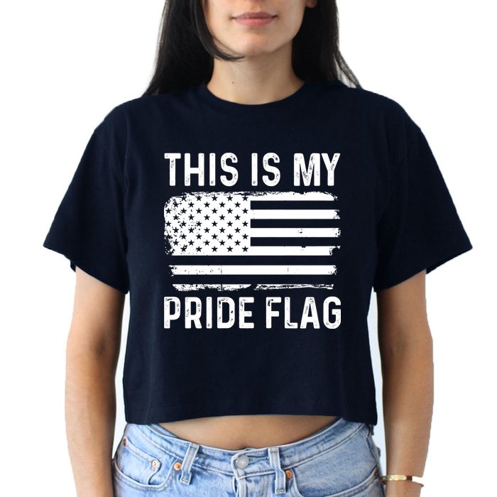 This Is My Pride Flag Crop Top