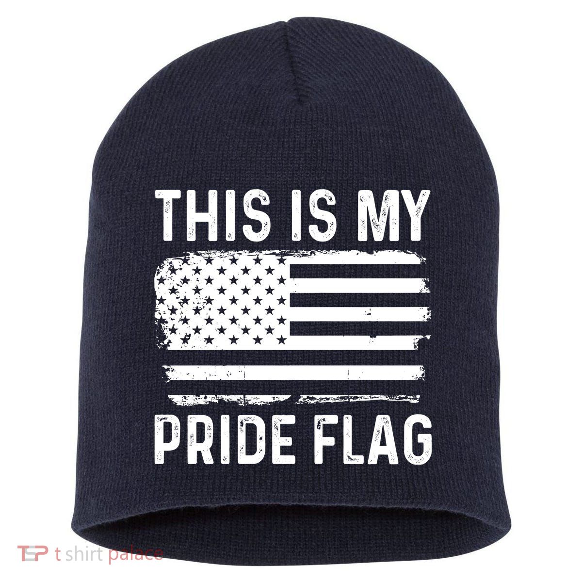 This Is My Pride Flag Short Acrylic Beanie
