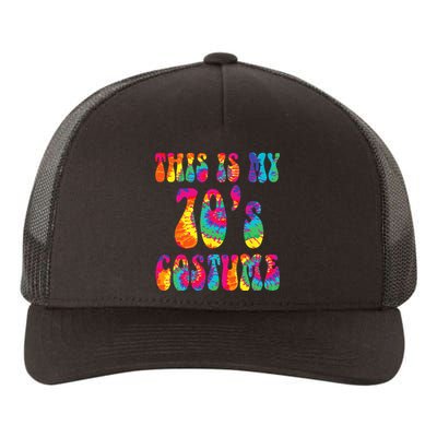 This Is My 70s Costume Funny Groovy Tie Dye Halloween Yupoong Adult 5-Panel Trucker Hat