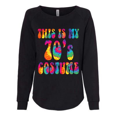 This Is My 70s Costume Funny Groovy Tie Dye Halloween Womens California Wash Sweatshirt