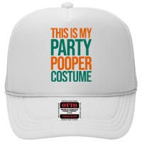 This Is My Party Pooper Costume High Crown Mesh Back Trucker Hat