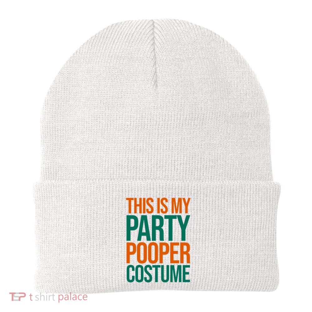 This Is My Party Pooper Costume Beanie