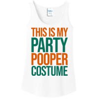 This Is My Party Pooper Costume Ladies Essential Tank