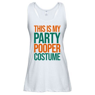 This Is My Party Pooper Costume Ladies Essential Flowy Tank