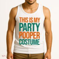 This Is My Party Pooper Costume Tank Top