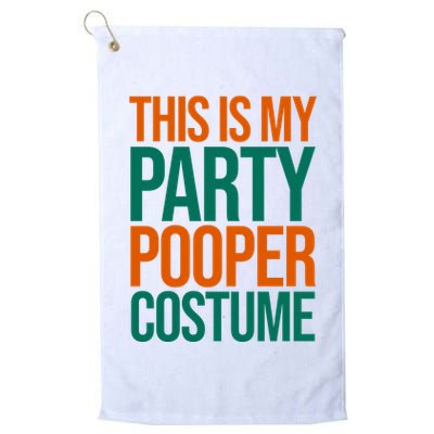 This Is My Party Pooper Costume Golf Towel