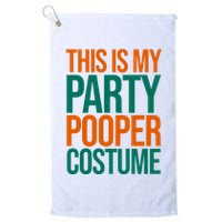 This Is My Party Pooper Costume Golf Towel