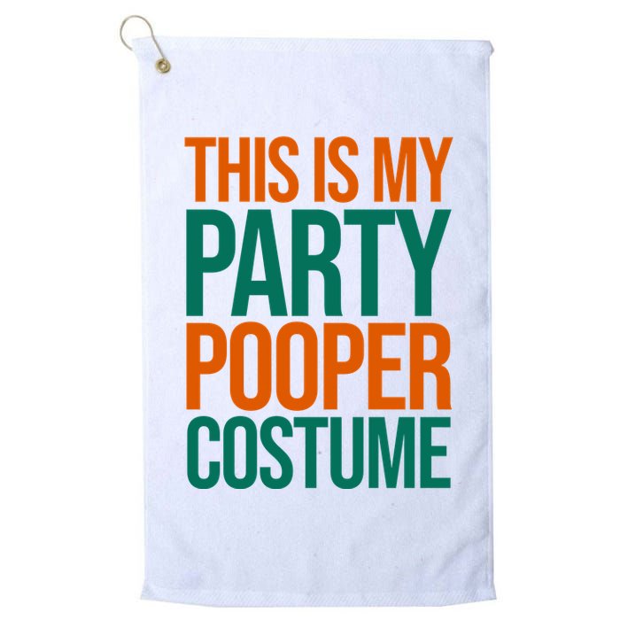 This Is My Party Pooper Costume Golf Towel