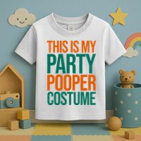 This Is My Party Pooper Costume Toddler T-Shirt