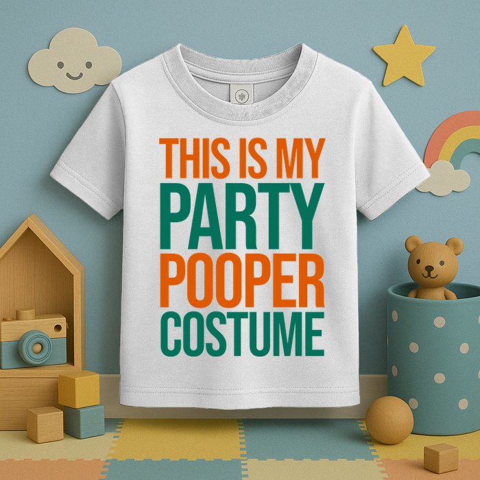 This Is My Party Pooper Costume Toddler T-Shirt