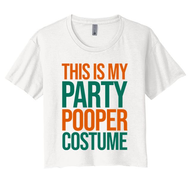 This Is My Party Pooper Costume Crop Top