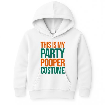 This Is My Party Pooper Costume Kids Hoodie