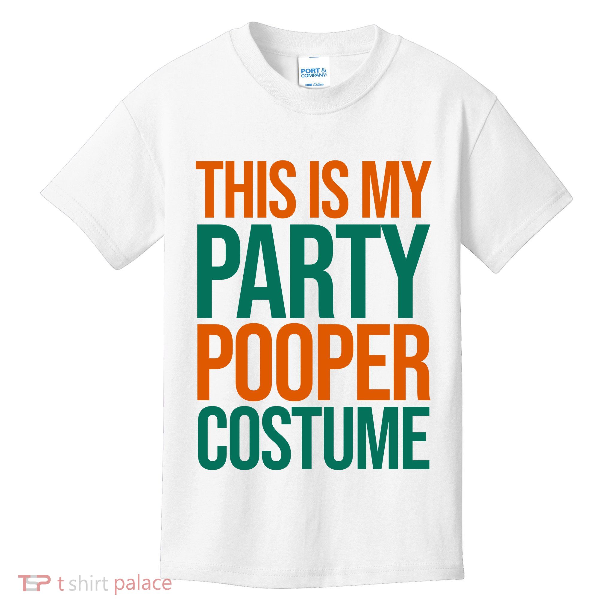 This Is My Party Pooper Costume Kids T-Shirt