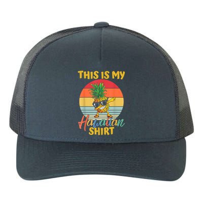 This Is My Hawaiian Tropical Luau Costume Party Hawaii Yupoong Adult 5-Panel Trucker Hat