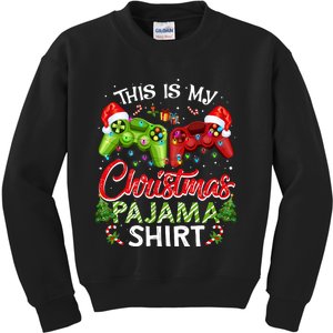 This Is My Christmas Pajama Xmas Video Games Gamer Kids Sweatshirt