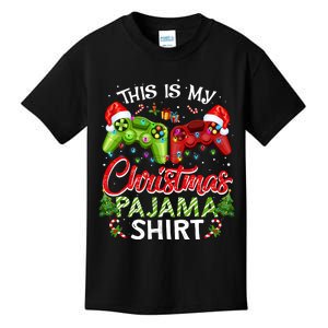 This Is My Christmas Pajama Xmas Video Games Gamer Kids T-Shirt