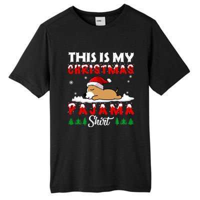 This Is My Christmas Pajama Chihuahua Dog Funny Xmas Gift Tall Fusion ChromaSoft Performance T-Shirt