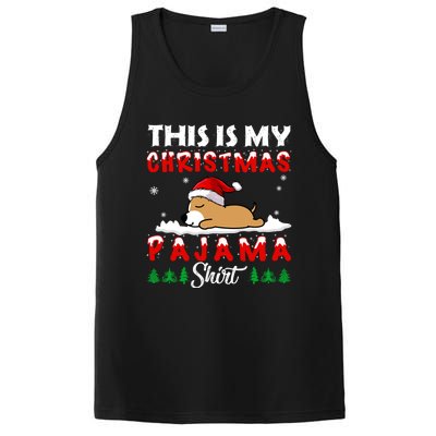 This Is My Christmas Pajama Chihuahua Dog Funny Xmas Gift PosiCharge Competitor Tank