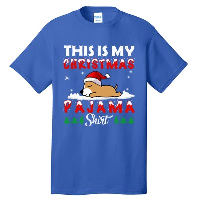 This Is My Christmas Pajama Chihuahua Dog Funny Xmas Gift Tall T-Shirt