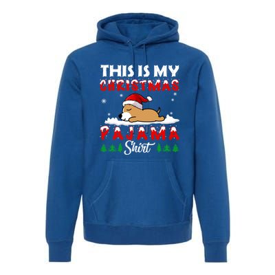 This Is My Christmas Pajama Chihuahua Dog Funny Xmas Gift Premium Hoodie