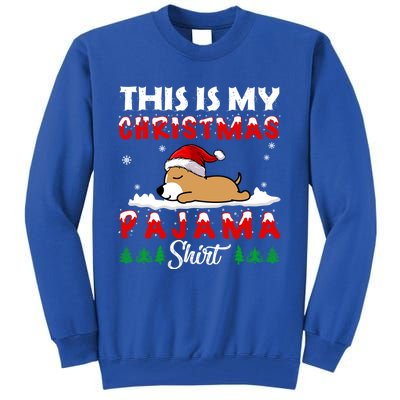 This Is My Christmas Pajama Chihuahua Dog Funny Xmas Gift Tall Sweatshirt