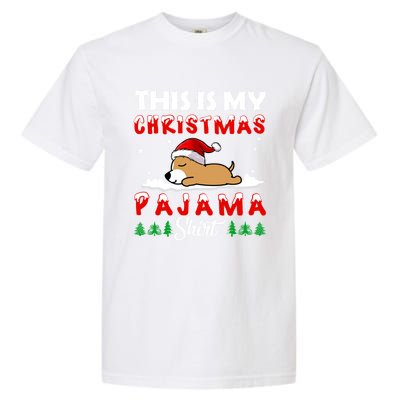 This Is My Christmas Pajama Chihuahua Dog Funny Xmas Gift Garment-Dyed Heavyweight T-Shirt