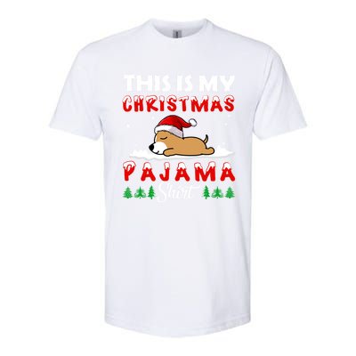 This Is My Christmas Pajama Chihuahua Dog Funny Xmas Gift Softstyle CVC T-Shirt