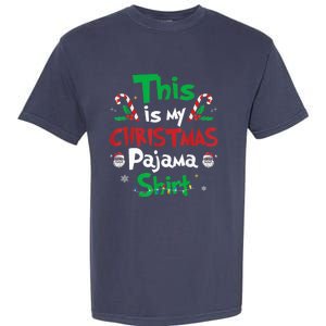 This Is My Christmas Pajama Funny Christmas Matching Pajamas Garment-Dyed Heavyweight T-Shirt