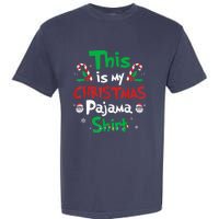 This Is My Christmas Pajama Funny Christmas Matching Pajamas Garment-Dyed Heavyweight T-Shirt