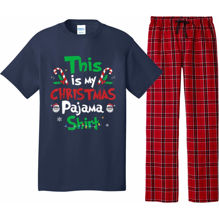 This Is My Christmas Pajama Funny Christmas Matching Pajamas Pajama Set