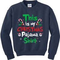 This Is My Christmas Pajama Funny Christmas Matching Pajamas Kids Sweatshirt