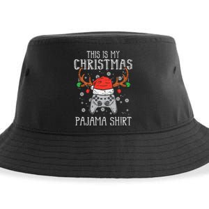 This Is My Christmas Shirt Gamer Xmas Sustainable Bucket Hat