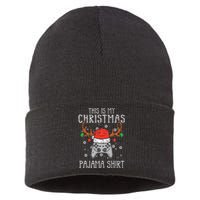 This Is My Christmas Shirt Gamer Xmas Sustainable Knit Beanie