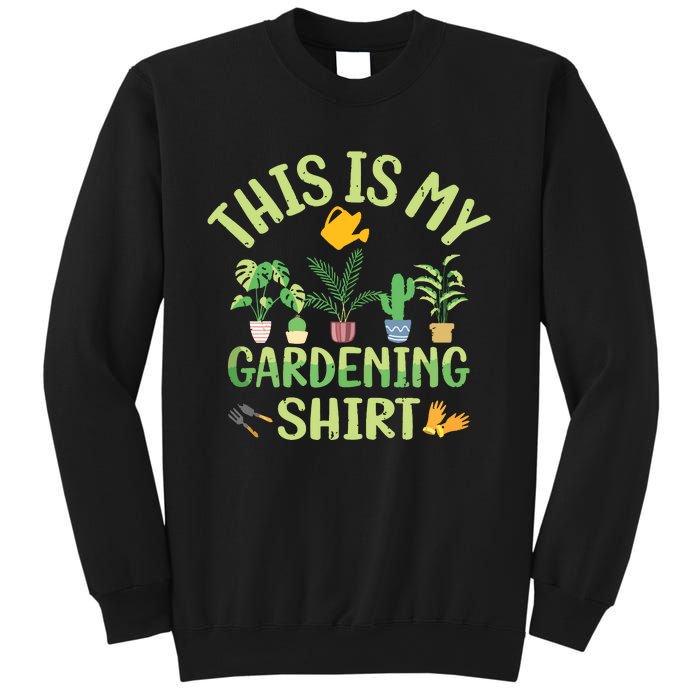 This Is My Gardening Funny Cute Gardener Gardening Tank Top Sweatshirt