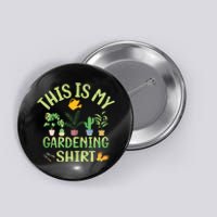 This Is My Gardening Funny Cute Gardener Gardening Tank Top Button