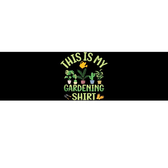 This Is My Gardening Funny Cute Gardener Gardening Tank Top Bumper Sticker