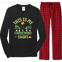 This Is My Gardening Funny Cute Gardener Gardening Tank Top Long Sleeve Pajama Set