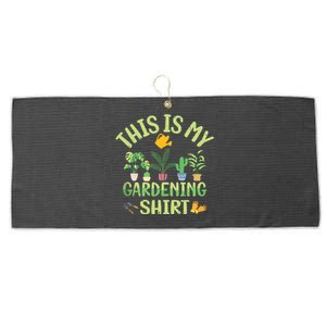 This Is My Gardening Funny Cute Gardener Gardening Tank Top Large Microfiber Waffle Golf Towel