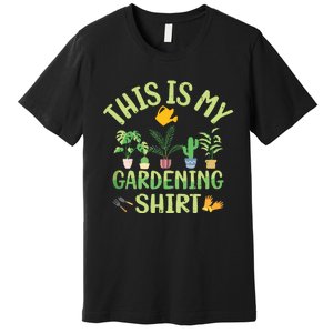 This Is My Gardening Funny Cute Gardener Gardening Tank Top Premium T-Shirt