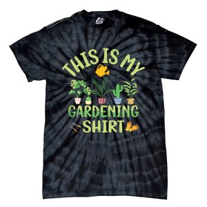 This Is My Gardening Funny Cute Gardener Gardening Tank Top Tie-Dye T-Shirt