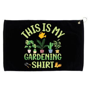 This Is My Gardening Funny Cute Gardener Gardening Tank Top Grommeted Golf Towel