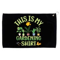 This Is My Gardening Funny Cute Gardener Gardening Tank Top Grommeted Golf Towel