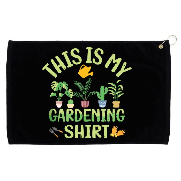 This Is My Gardening Funny Cute Gardener Gardening Tank Top Grommeted Golf Towel