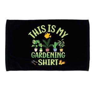 This Is My Gardening Funny Cute Gardener Gardening Tank Top Microfiber Hand Towel