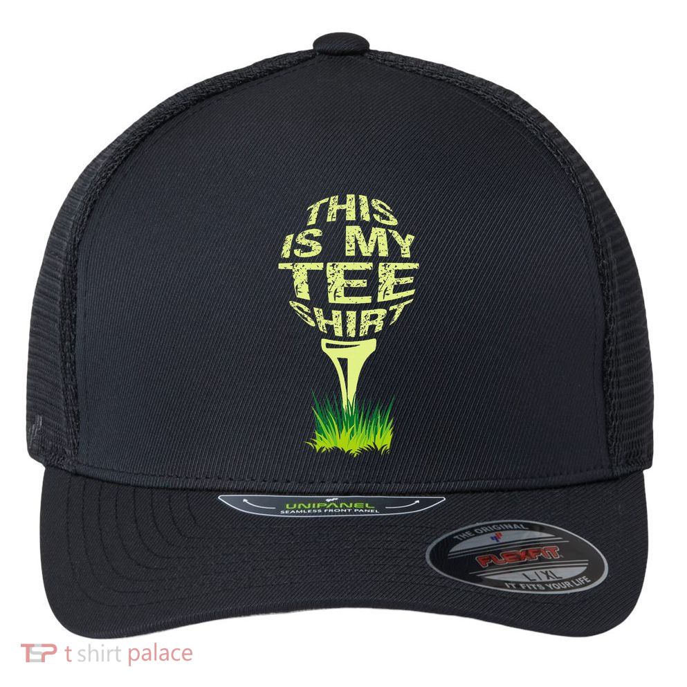 This Is My Golfer Flexfit Unipanel Trucker Cap
