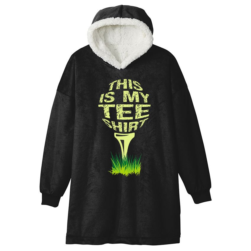 This Is My Golfer Hooded Wearable Blanket
