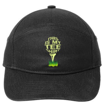This Is My Golfer 7-Panel Snapback Hat