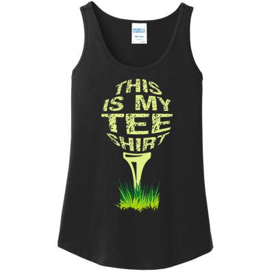 This Is My Golfer Ladies Essential Tank